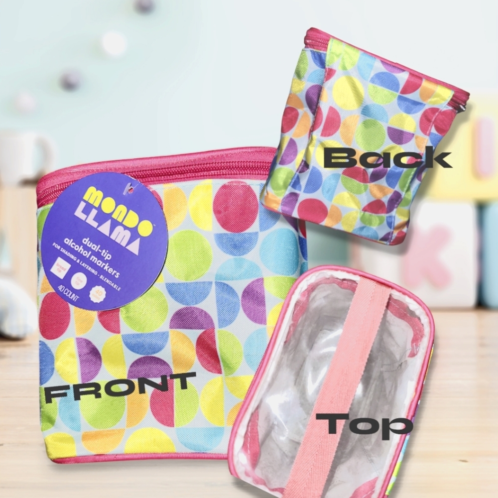 Mondo Llama small Pouch/ Pencil Bag (as is/ bag only)